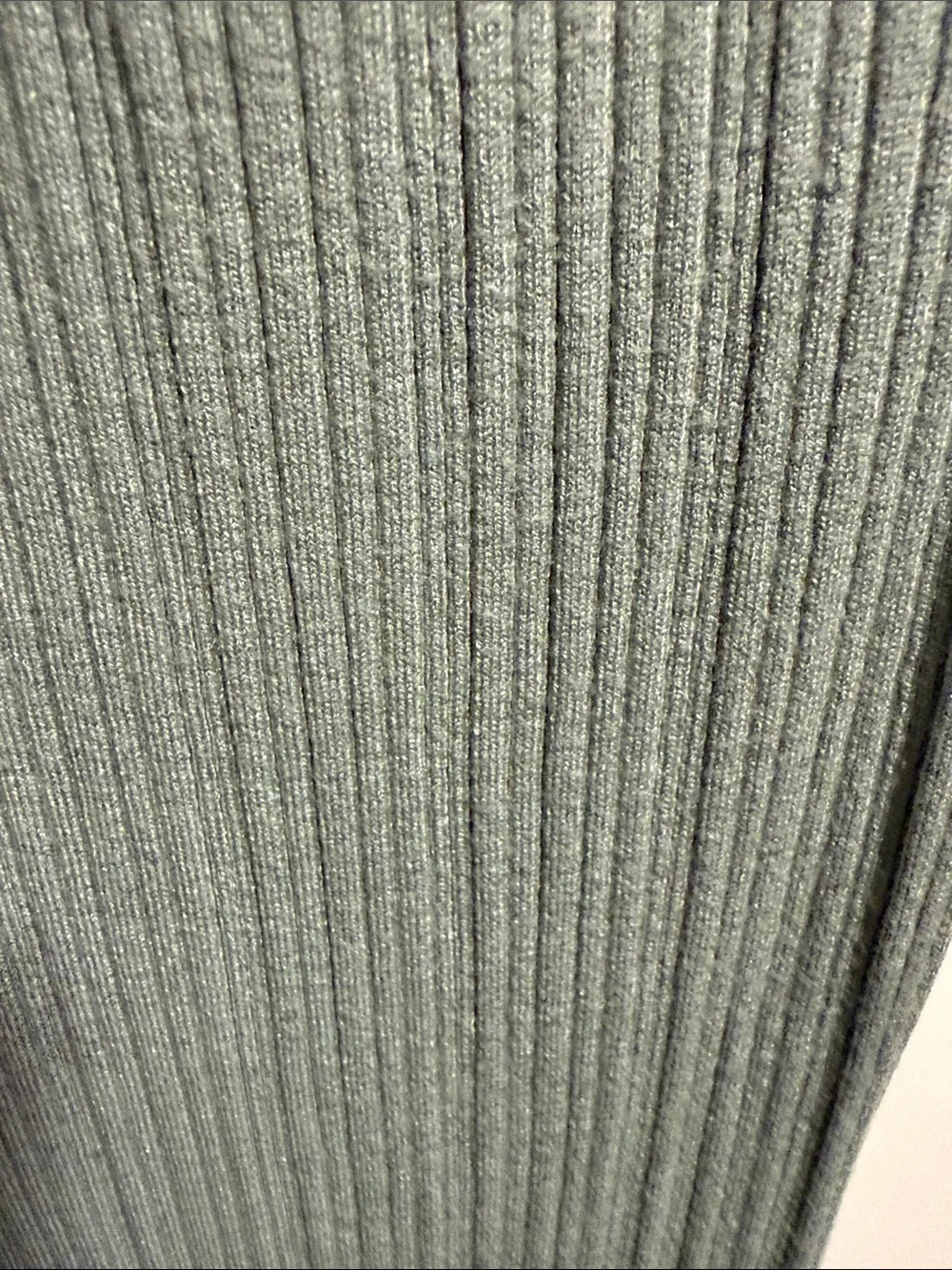 Abercrombie & Fitch Ribbed Maxi Dress in Sage Green